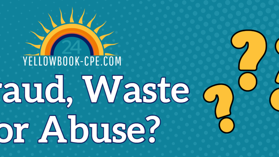 Fraud Waste or Abuse Infographic Blog Header