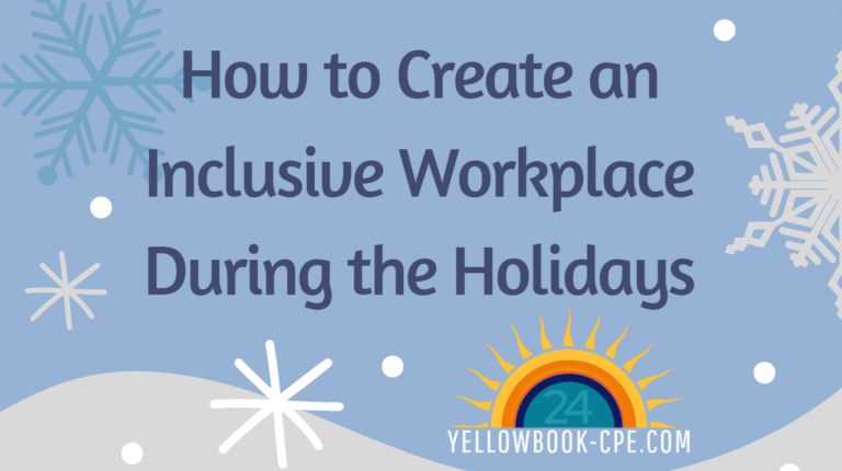 Creating Inclusive Workplaces During Holidays Infographic Blog Header
