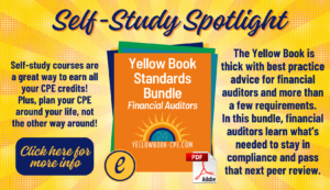 Yellow Book Standards for Financial Auditors Bundle Self-Study Spotlight