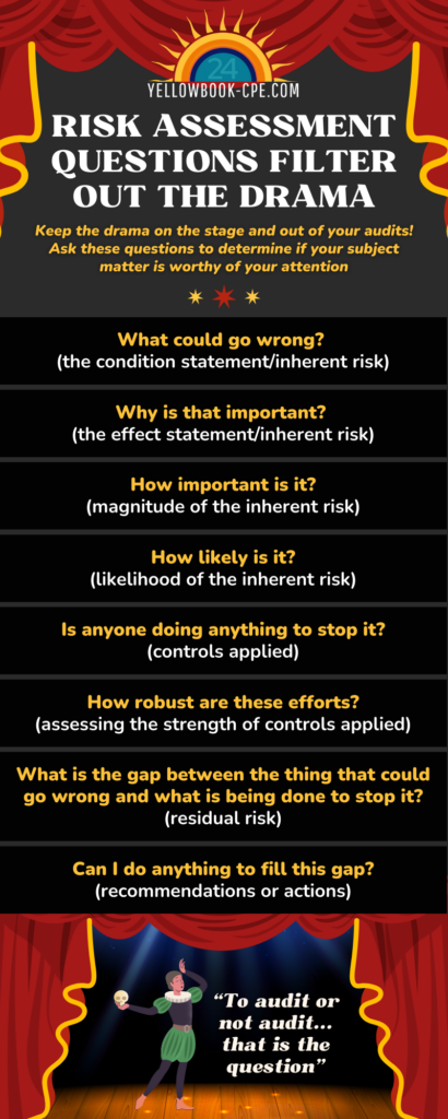 Risk Assessment Questions Filter Out the Drama