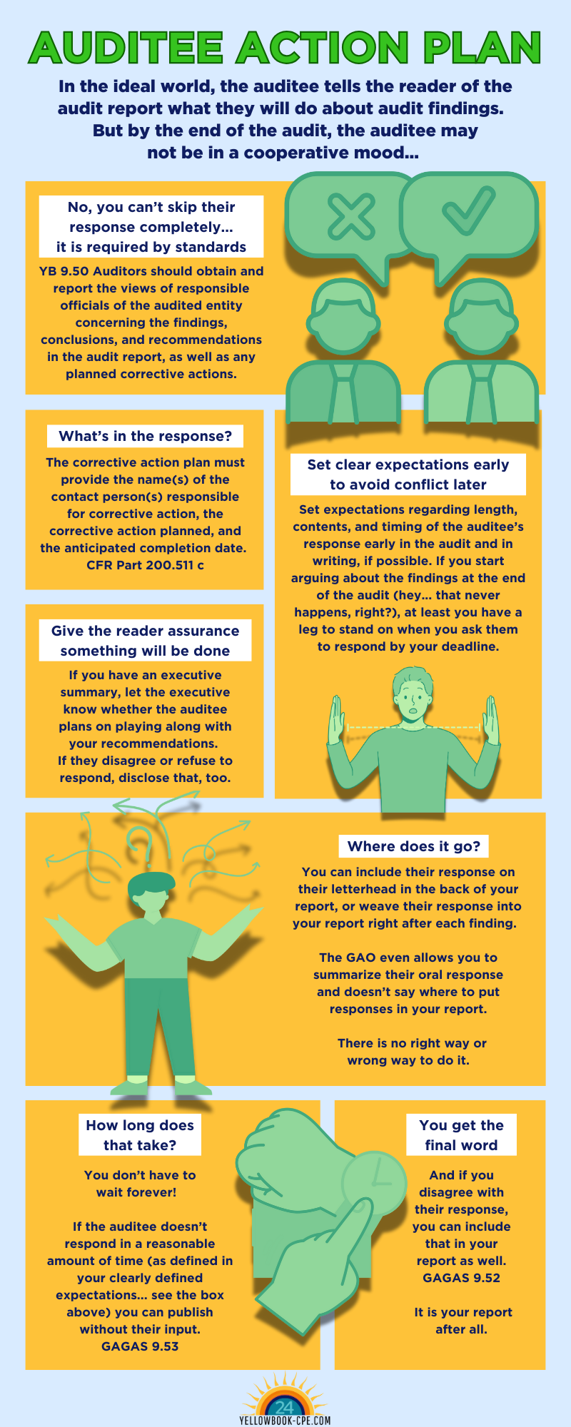 Auditee Action Plan Infographic