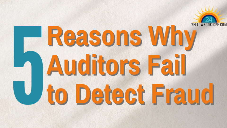 Reasons Why Auditors Fail to Detect Fraud