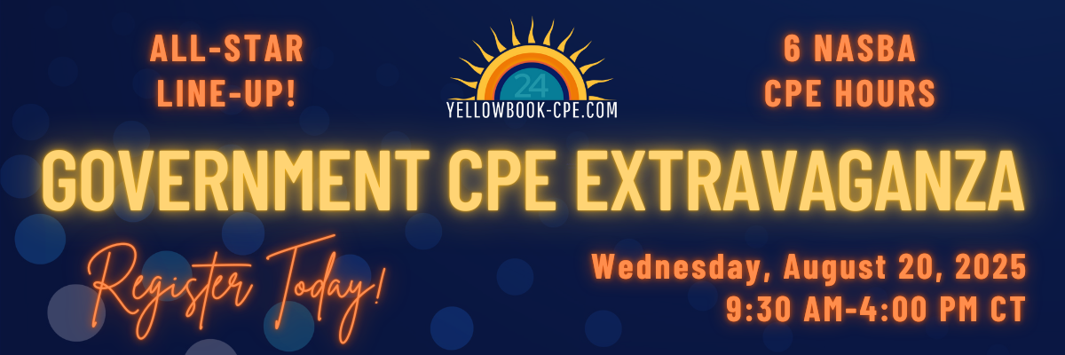 Government CPE Extravaganza – August 2025
